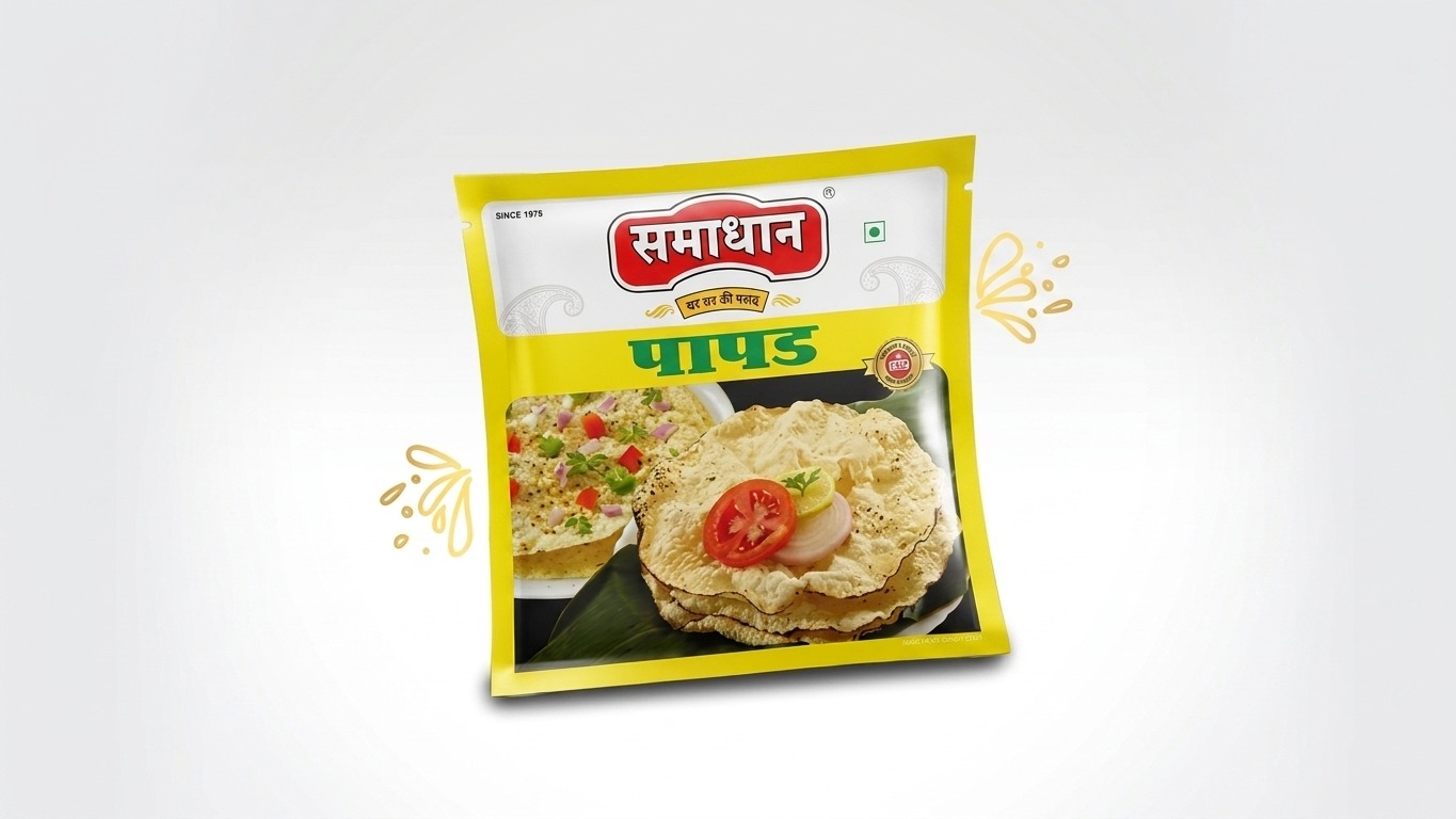 Moong Udad Masala Papad
